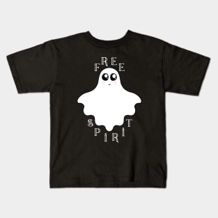 Free Spirit Ghost Cutie Kids T-Shirt